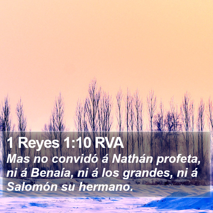 1 Reyes 1:10 RVA Bible Study