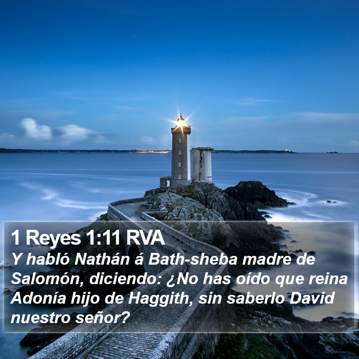 1 Reyes 1:11 RVA Bible Study