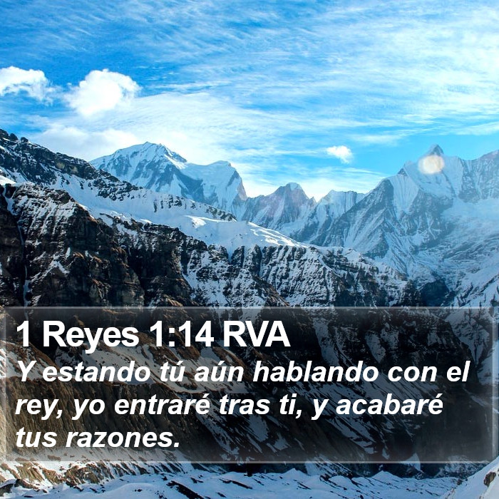 1 Reyes 1:14 RVA Bible Study