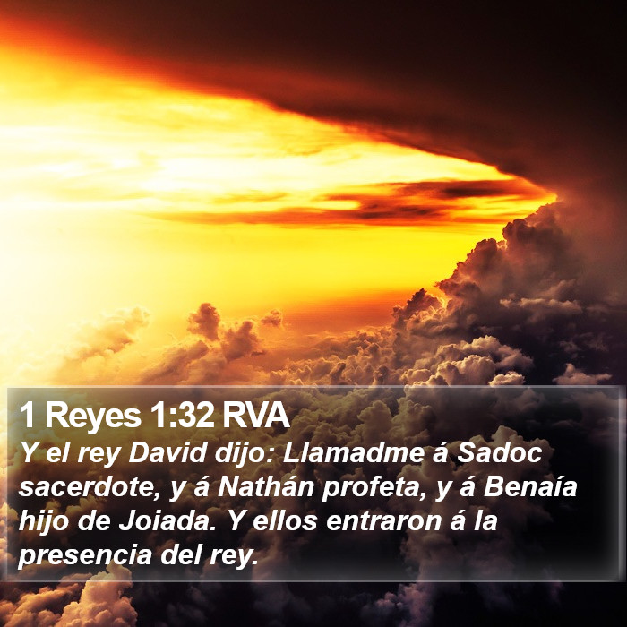 1 Reyes 1:32 RVA Bible Study