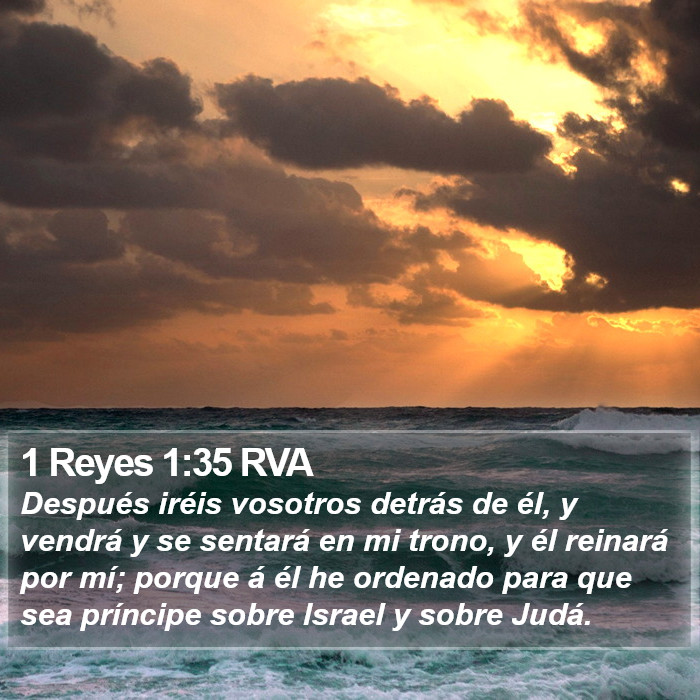 1 Reyes 1:35 RVA Bible Study