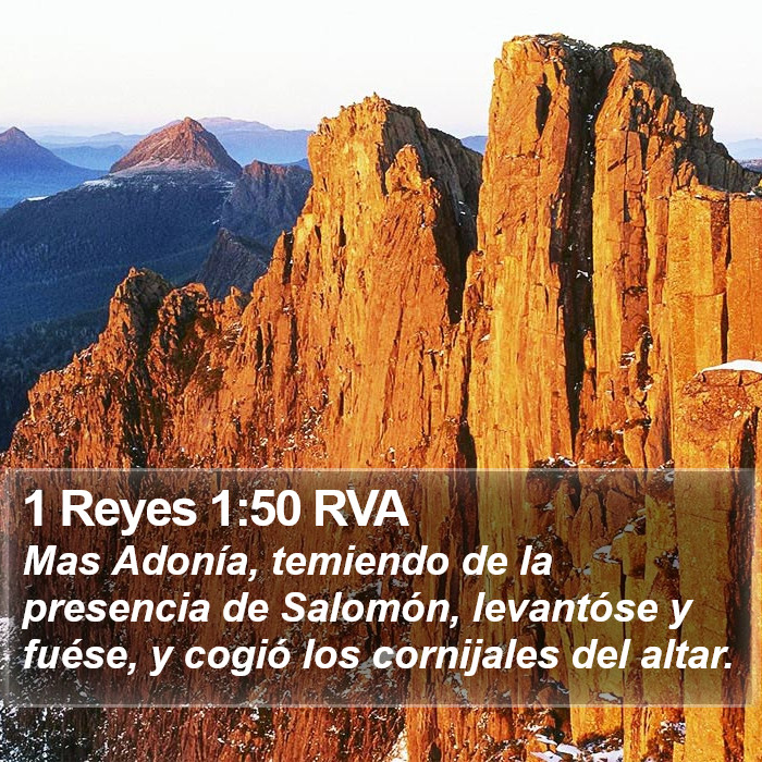 1 Reyes 1:50 RVA Bible Study