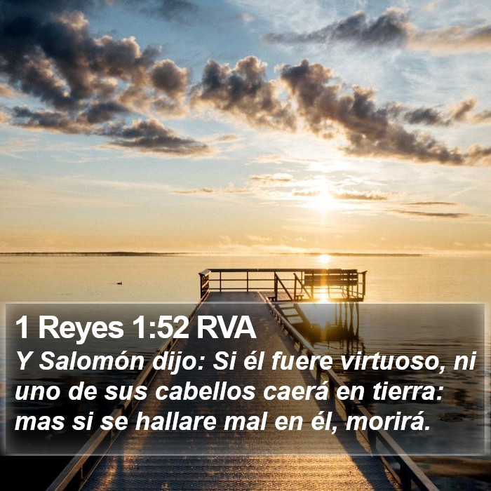 1 Reyes 1:52 RVA Bible Study