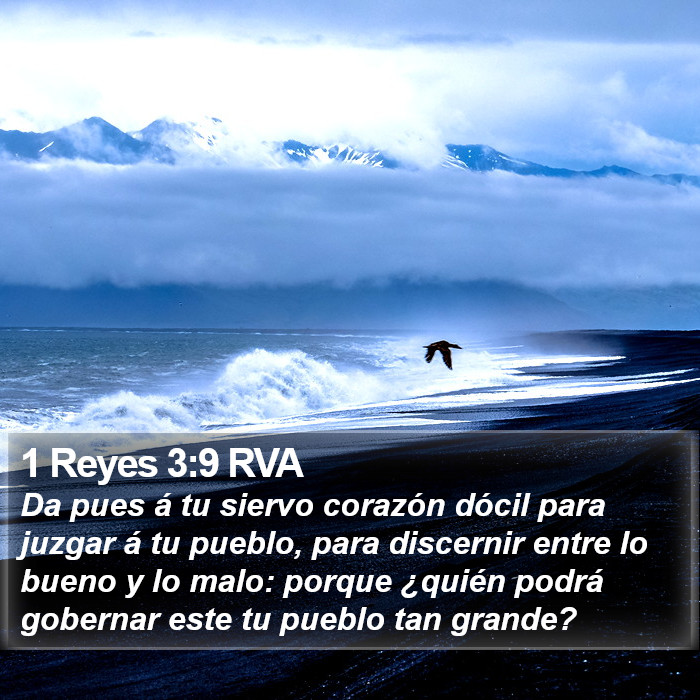 1 Reyes 3:9 RVA Bible Study