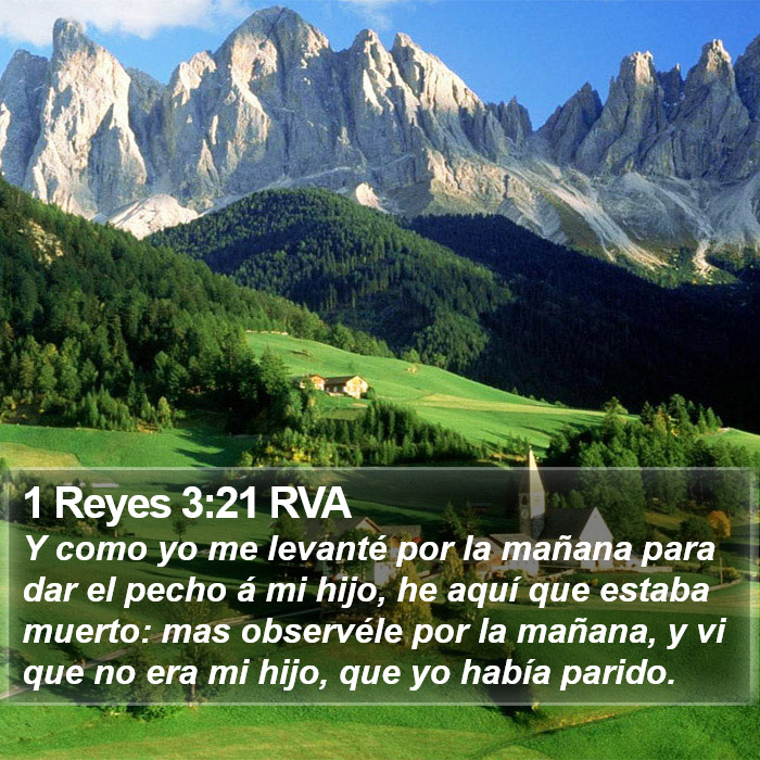 1 Reyes 3:21 RVA Bible Study