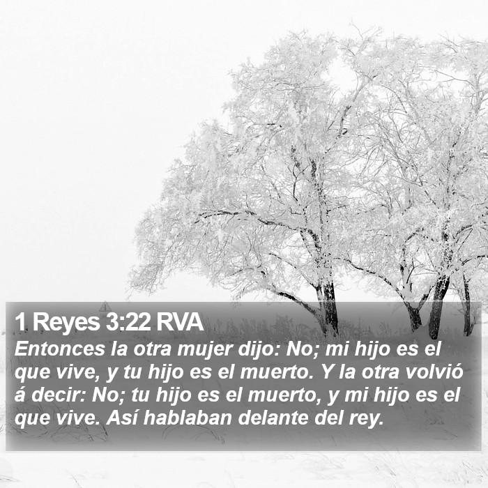 1 Reyes 3:22 RVA Bible Study