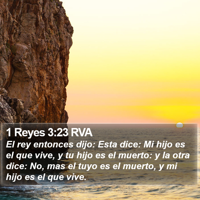 1 Reyes 3:23 RVA Bible Study