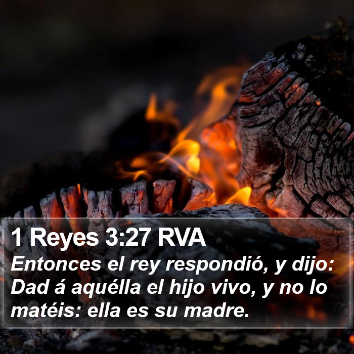 1 Reyes 3:27 RVA Bible Study