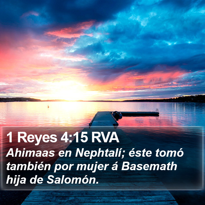 1 Reyes 4:15 RVA Bible Study