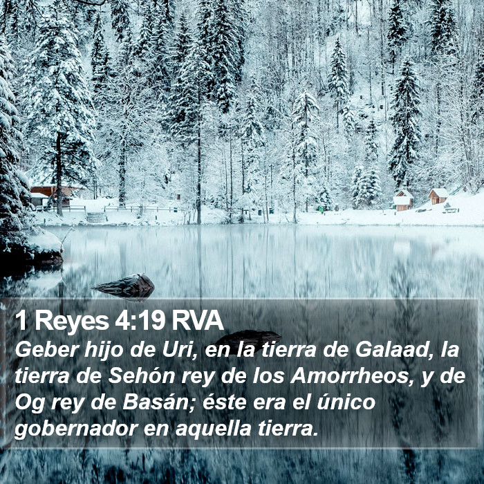 1 Reyes 4:19 RVA Bible Study