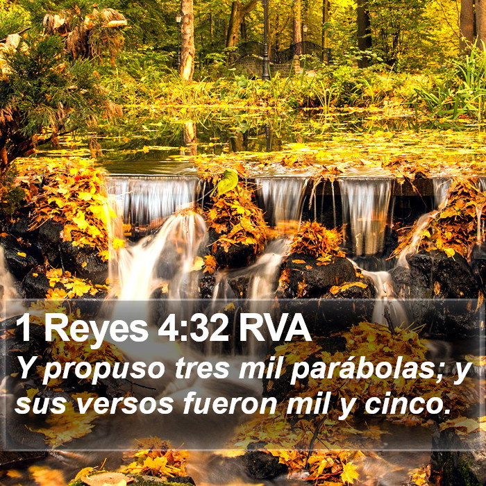 1 Reyes 4:32 RVA Bible Study