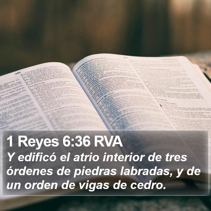 1 Reyes 6:36 RVA Bible Study