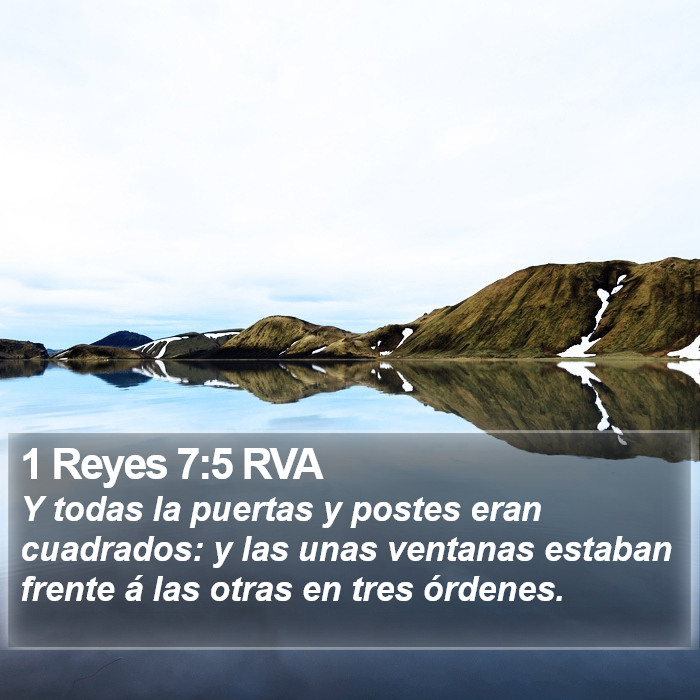 1 Reyes 7:5 RVA Bible Study