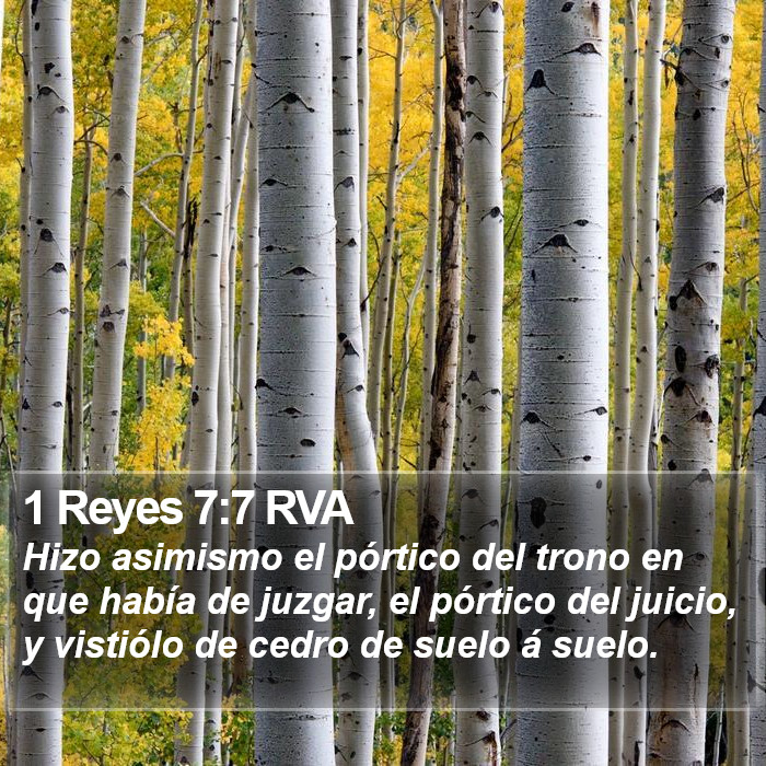 1 Reyes 7:7 RVA Bible Study