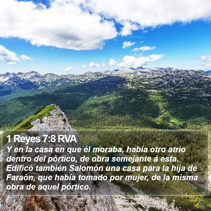 1 Reyes 7:8 RVA Bible Study