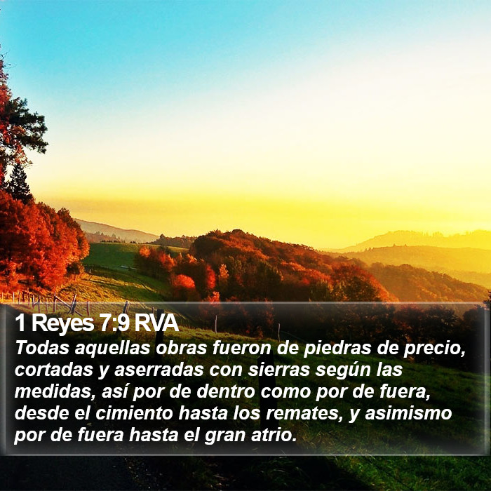 1 Reyes 7:9 RVA Bible Study