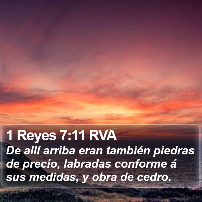 1 Reyes 7:11 RVA Bible Study