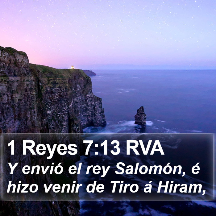 1 Reyes 7:13 RVA Bible Study