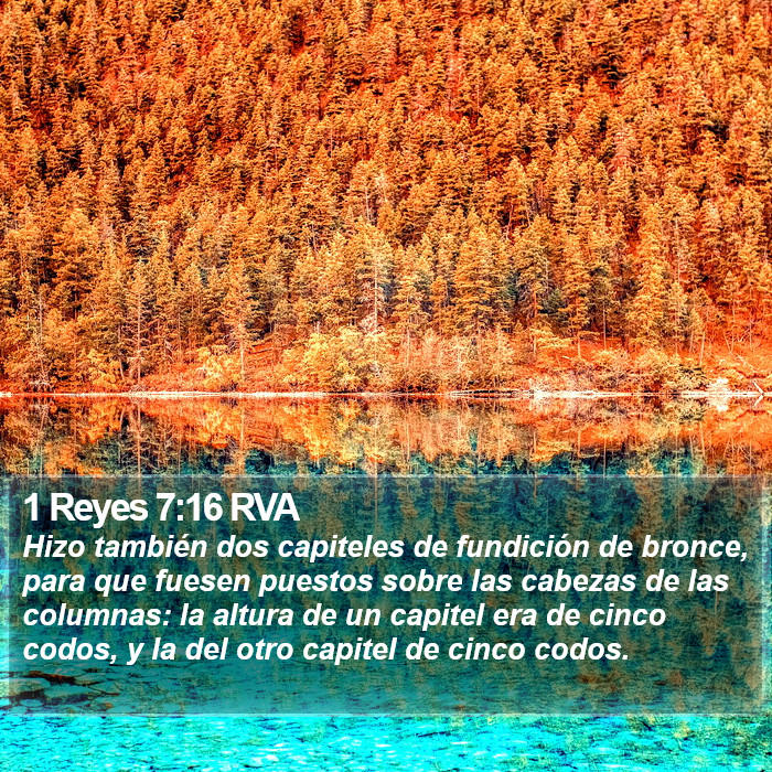 1 Reyes 7:16 RVA Bible Study