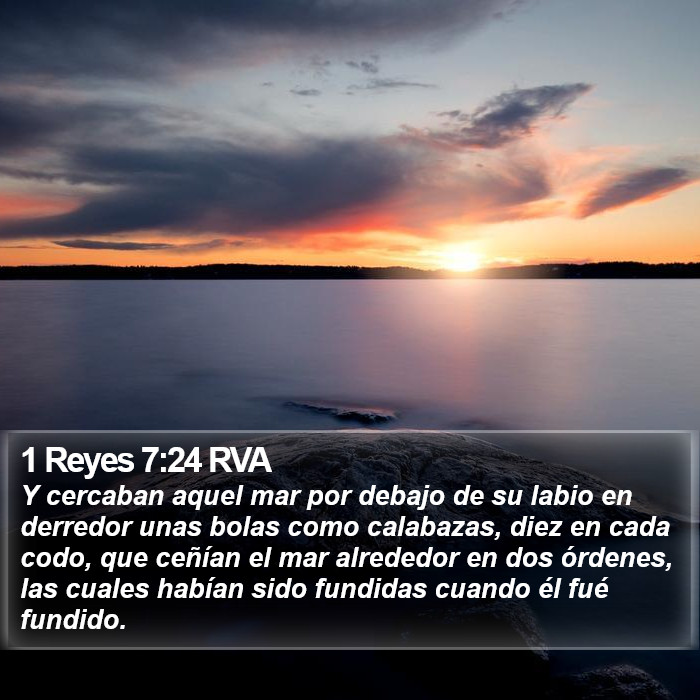 1 Reyes 7:24 RVA Bible Study