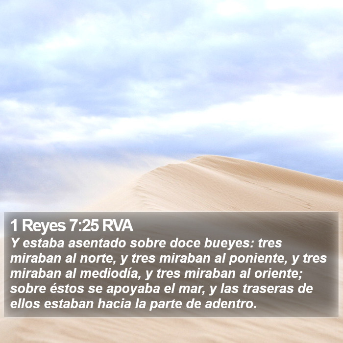 1 Reyes 7:25 RVA Bible Study