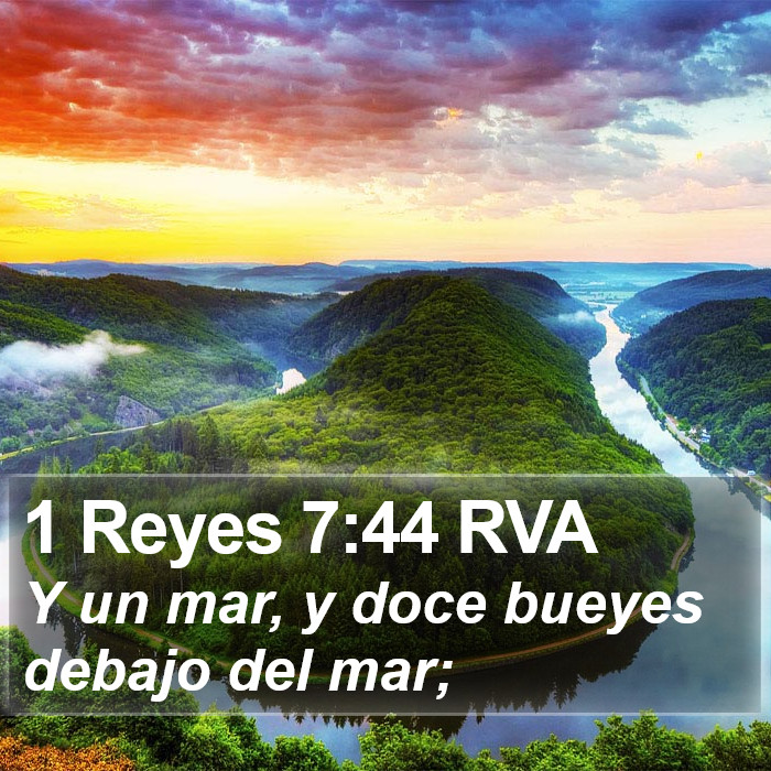 1 Reyes 7:44 RVA Bible Study