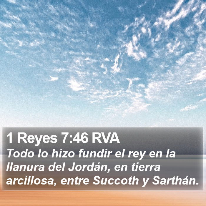 1 Reyes 7:46 RVA Bible Study