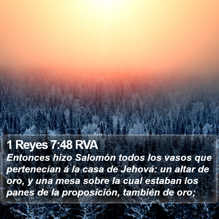 1 Reyes 7:48 RVA Bible Study