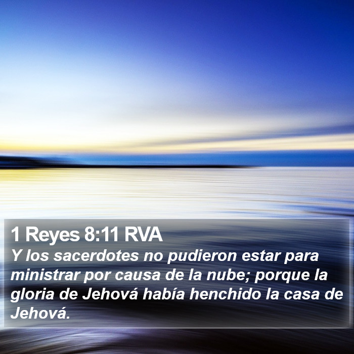 1 Reyes 8:11 RVA Bible Study