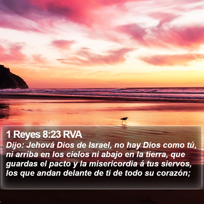 1 Reyes 8:23 RVA Bible Study