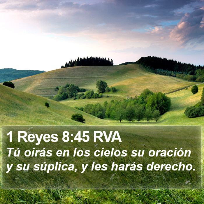 1 Reyes 8:45 RVA Bible Study