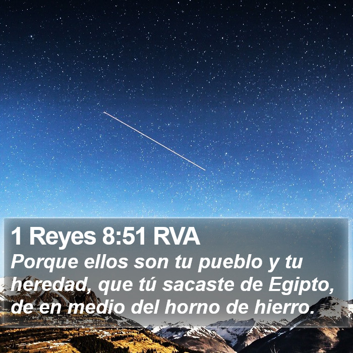 1 Reyes 8:51 RVA Bible Study