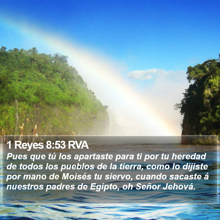 1 Reyes 8:53 RVA Bible Study