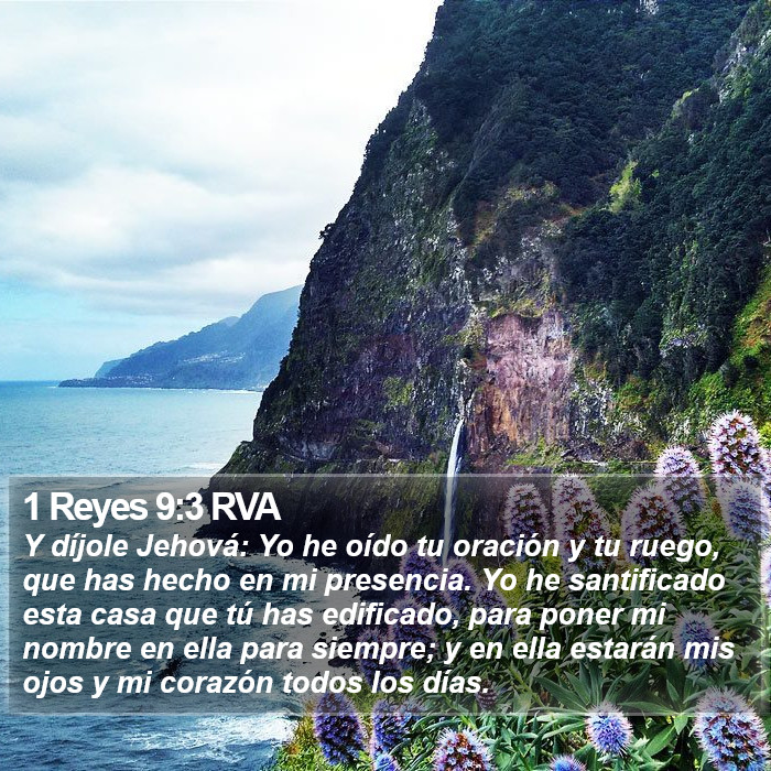 1 Reyes 9:3 RVA Bible Study