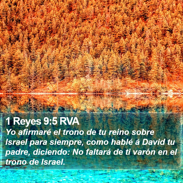 1 Reyes 9:5 RVA Bible Study