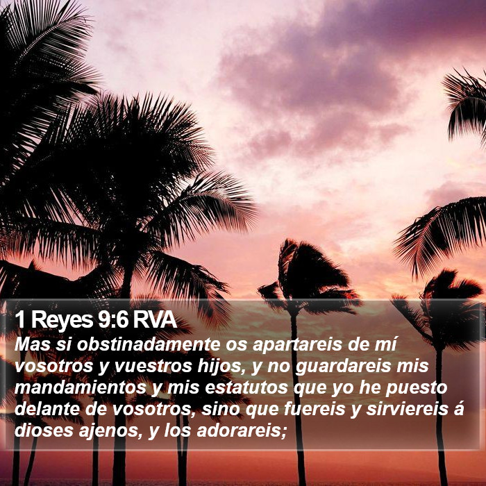 1 Reyes 9:6 RVA Bible Study