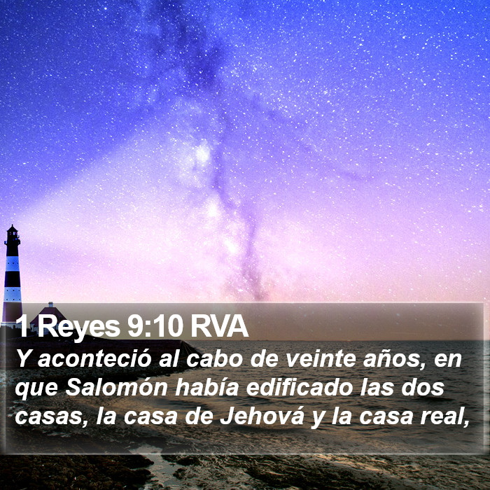 1 Reyes 9:10 RVA Bible Study