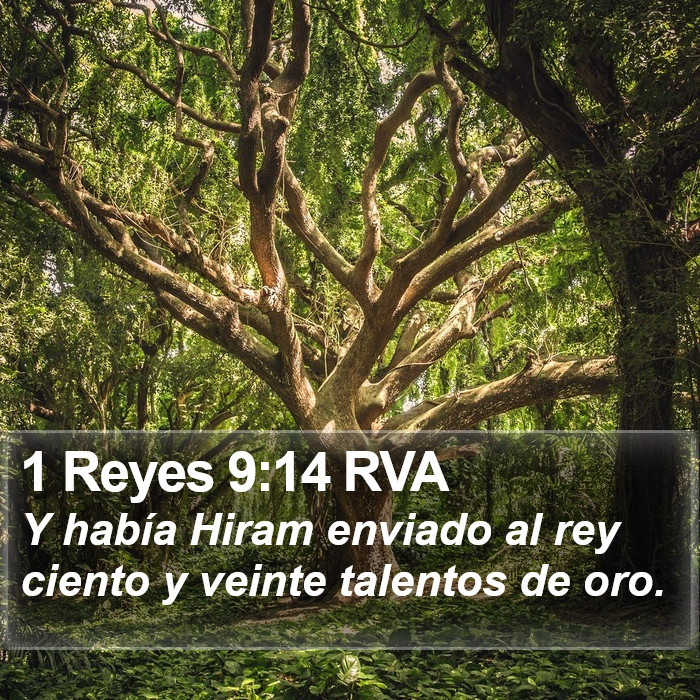 1 Reyes 9:14 RVA Bible Study