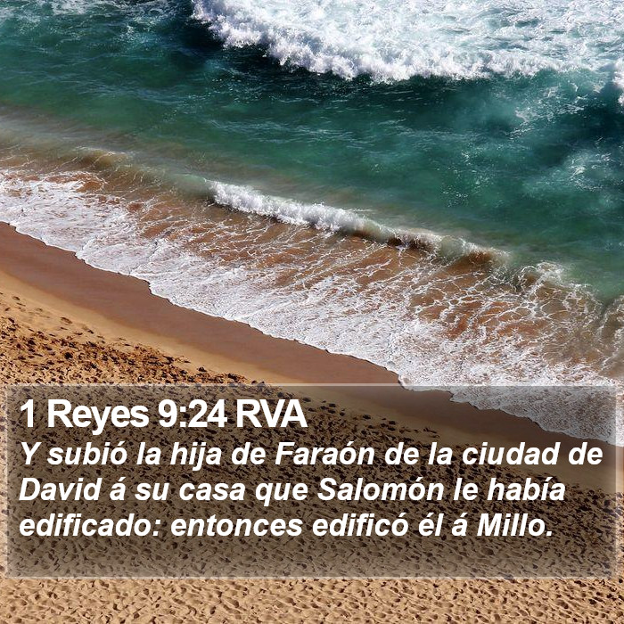 1 Reyes 9:24 RVA Bible Study