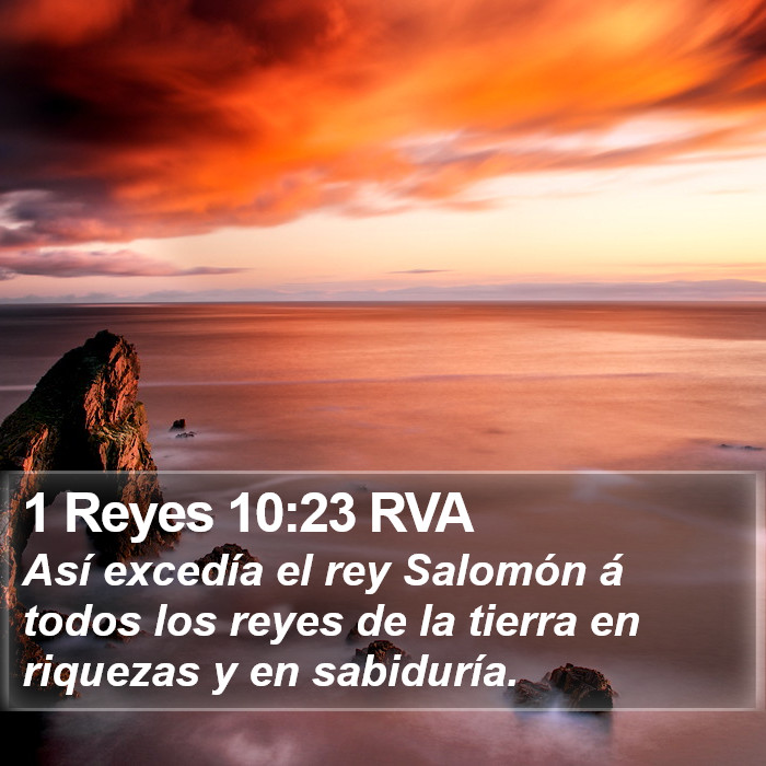 1 Reyes 10:23 RVA Bible Study