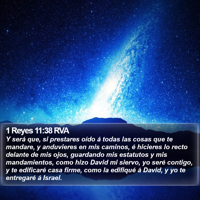 1 Reyes 11:38 RVA Bible Study