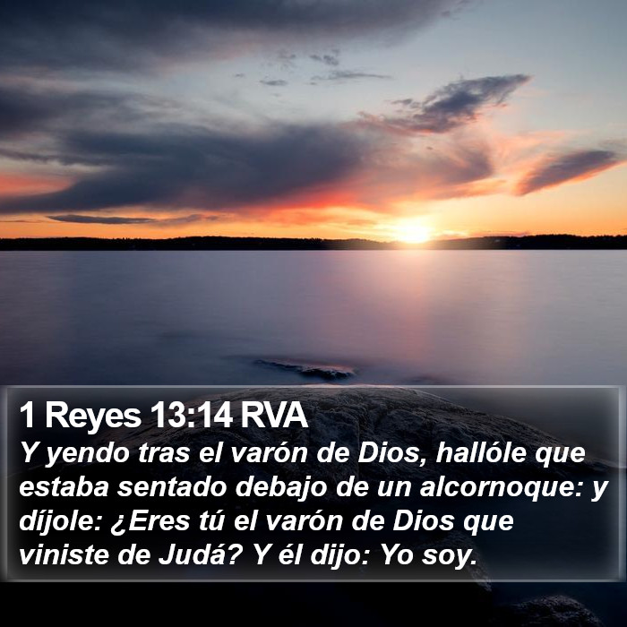 1 Reyes 13:14 RVA Bible Study