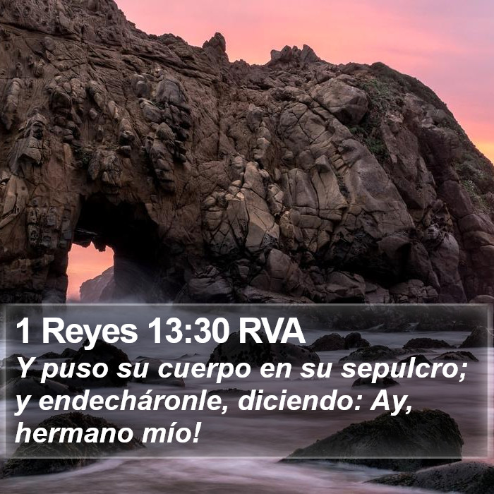 1 Reyes 13:30 RVA Bible Study