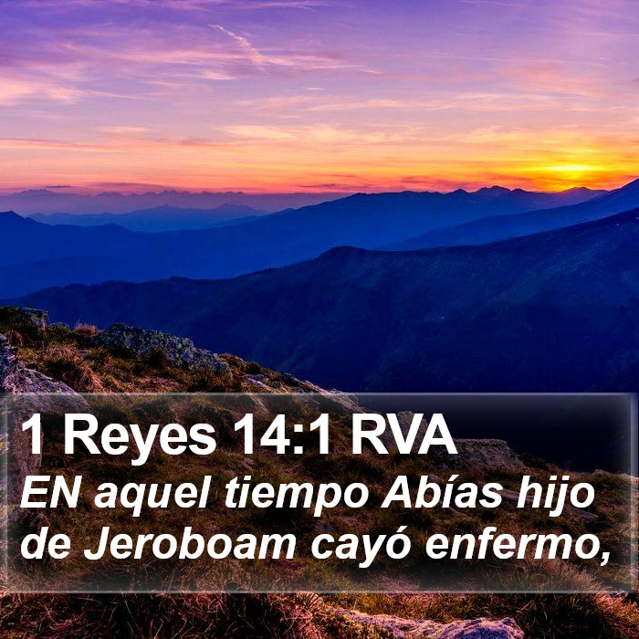 1 Reyes 14:1 RVA Bible Study