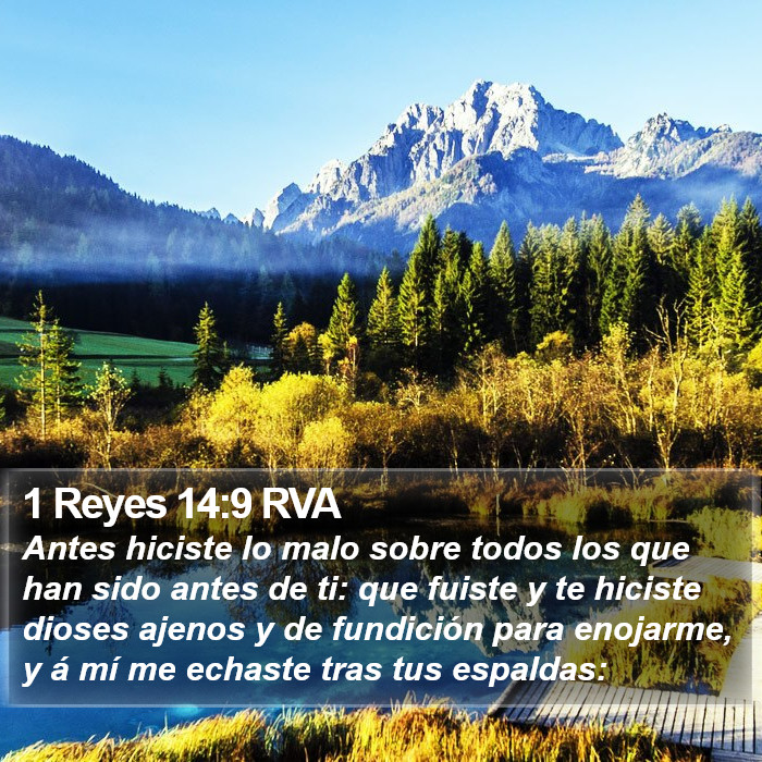 1 Reyes 14:9 RVA Bible Study