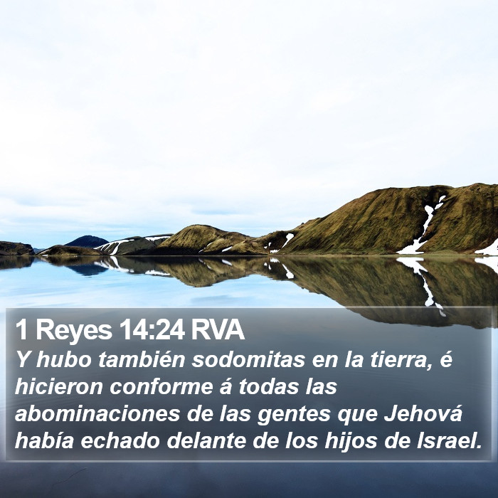 1 Reyes 14:24 RVA Bible Study