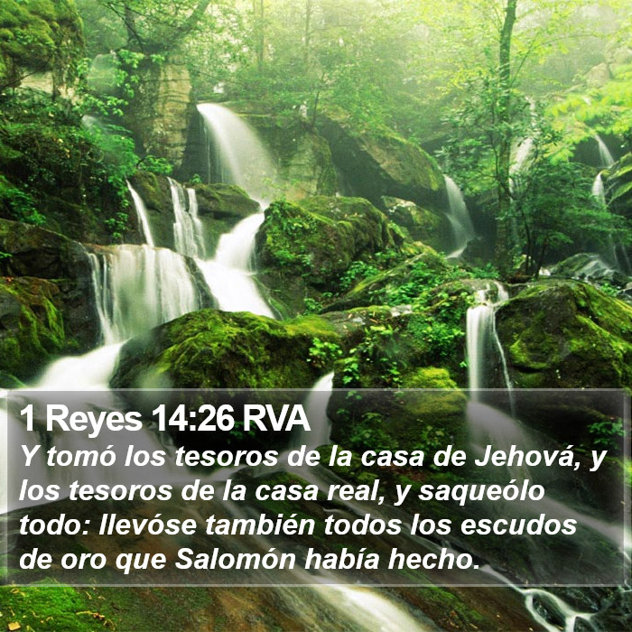 1 Reyes 14:26 RVA Bible Study