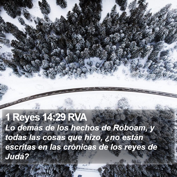 1 Reyes 14:29 RVA Bible Study