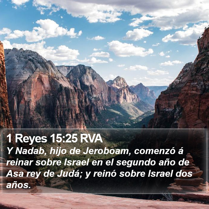 1 Reyes 15:25 RVA Bible Study
