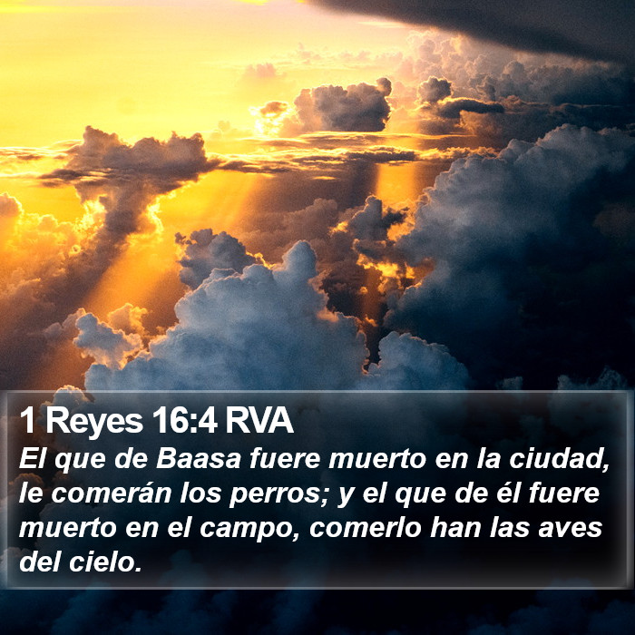 1 Reyes 16:4 RVA Bible Study